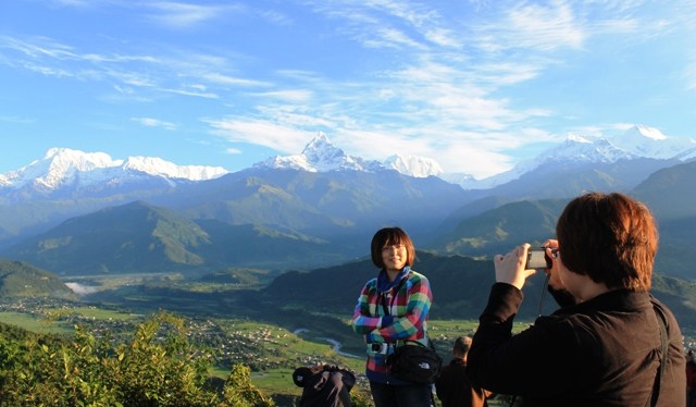 Travel destination Pokhara Nepal