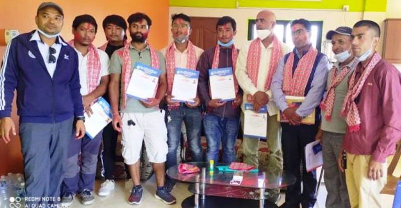 संयुक्त एम्बुलेन्स चालक संघ कास्कीमा पौडेल