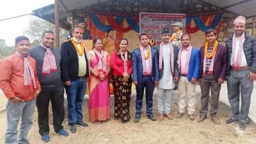 भु.पू. विद्यार्थी मञ्च आनन्द ज्योति माविको अध्यक्षमा अधिकारी