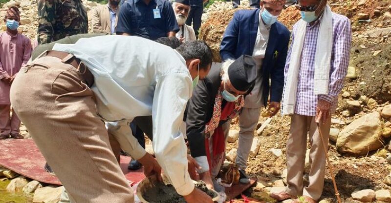आँधीखोलाको सेतीदोभानमा अस्पताल शिलान्यास अस्पतालको स्तरोन्नतिमा सरकार प्रतिबद्ध छः मुख्यमन्त्री पोखरेल