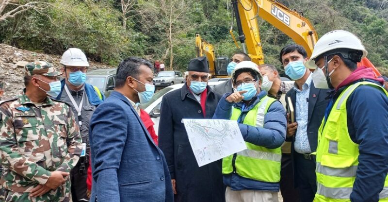 तनहुँ जलविद्युत आयोजना निरीक्षणमा मुख्यमन्त्री पोख्रेल, स्थानीयलाई समेटेर समयमै काम सक्न निर्देशन