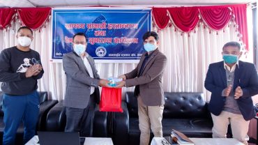 अनलाइन पत्रकार संघ गण्डकी प्रदेशको ‘स्वास्थ्य सामग्री हस्तान्तरण र वेभसाइट शुभारम्भ’