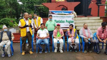पोखरा चौतारी २३ वर्ष प्रवेशको अवसरमा वृक्षरोपण