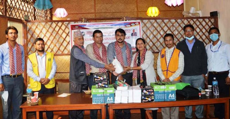 शारदा स्कुललाई स्टेशनरी