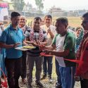 बाराही स्कुल खेल मैदानमा भलिबल कोर्ट तथा चेन्जिङ रुमको उद्घाटन