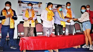 कास्की जिल्ला फुटबल संघद्धारा ५० जना खेलाडी तथा कर्मचारीलाई सहयोग