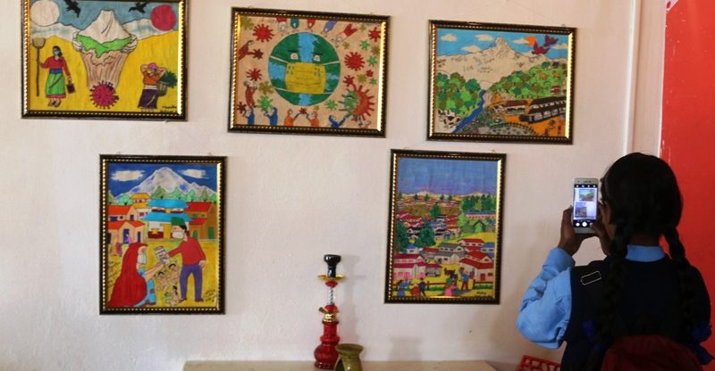 अन्नपूर्ण ड्रिम टिमका विद्यार्थीको सामूहिक कला प्रदर्शनी