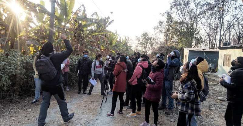 पोखराको पृथ्वीनारायण क्याम्पसमा चरा गणना