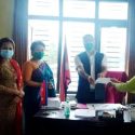व्यवशाय खुलाउनुपर्ने माग सहित पोखराका सौन्दर्य व्यवशायीको धर्ना