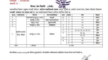 लमजुङमा १४ सहित गण्डकी प्रदेशमा थप १८ जनामा कोरोना संक्रमण