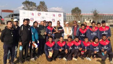 माछापुच्छ«ेलाई पराजित गर्दै सांग्रिला क्लबस्तरीय क्रिकेट च्याम्पियन