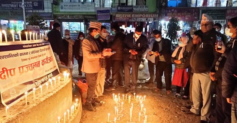 मनवअधिकार दिवसमा हुर्जा गण्डकीको दीप प्रज्वलन