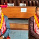 पोउवा संघद्धारा महासंघका केन्द्रीय सदस्यद्धय अधिकारी र गिरीलाई सम्मान
