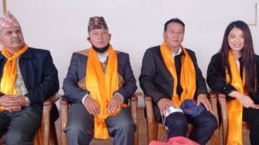 सहयोगीलाई एलिना गुरुङ जिताऔं सहयोग समितिको धन्यवाद