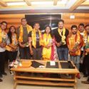 पत्रकार महासंघ कास्कीः नवनिर्वाचित पदाधिकारीलाई लामा अमृत फाउण्डेशनद्वारा बधाई ज्ञापन