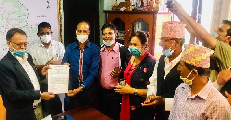 राजश्व हिनामिनाको विरोध गर्दै कास्की काँग्रेस पोखरा महानगरपालिकामा