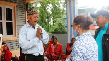 पहिरोमा ज्यान गुमाउनेको परिवारलाई मर्दीखोला समाज युकेबाट आर्थिक सहयोग