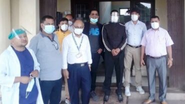 आर्थिक अभावमा रहेको कोरोना संक्रमित परिवारलाई काँग्रेसको सहयोग