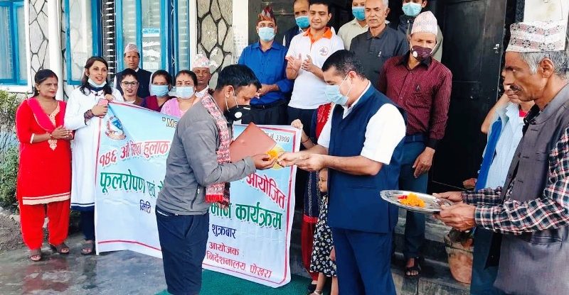हुलाक सेवा निर्देशनालयमा सेवा लिन आउनेलाई स्वागत