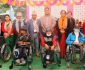 अपाङ्गका लागि सहयोगी सामग्री ह्विलचियर वितरण
