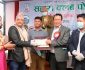 सहारा खेलकुद पत्रकारिता पुरस्कारबाट इन्द्र पौडेल सम्मानित
