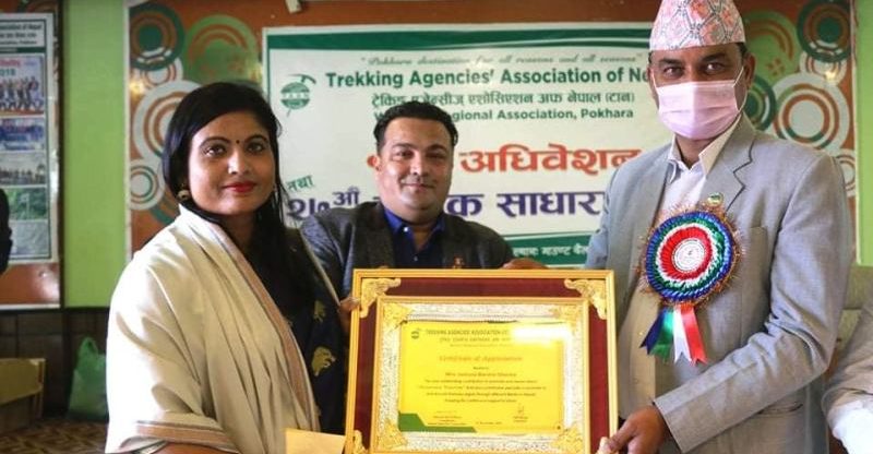 पत्रकार जमुना शर्मा सम्मानित