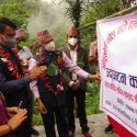 रुपा आँपूखोलाबाट ढलान, अधिकारीद्धारा उद्घाटन