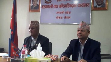 गण्डकी प्रदेशका मन्त्री एवं सरकारका प्रवक्ता कुमार खड्का