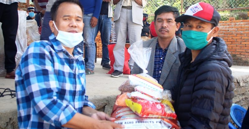 लौसिवोट समाज युके, लौसिवोट समाज हङकङ र चेलीवेटीद्धारा लौसिवोटमा राहत वितरण