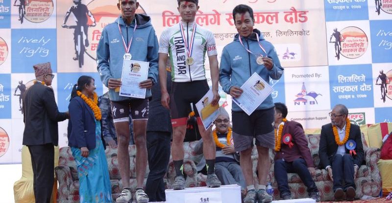 लिगलिगे साइकल दौडको उपाधी ससस्त्रका लक्ष्मण मल्ल
