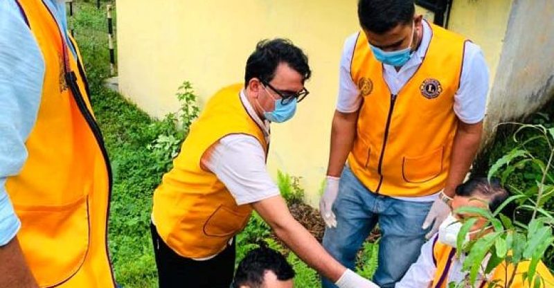 लायन्स क्लब अफ पोखरा पिस सिभिकको बृक्षारोपण