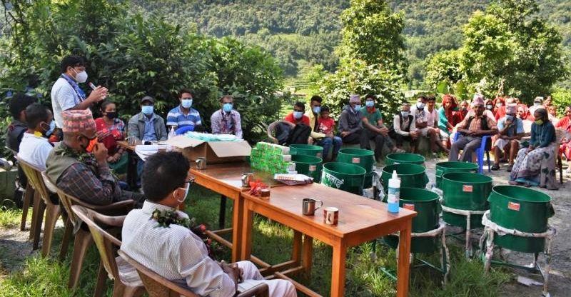 माछापुच्छे«को ढाँडावासीलाई नेलम्बोको सहयोग