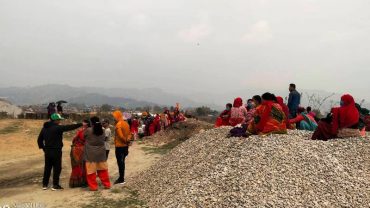 पोखरा १४ चाउथेका बासीन्दा आन्दोलीत, आसफाल्ट प्लान्टमा आवरोध