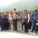 मुख्यमन्त्री गुरुङद्वारा फुर्सेखोला चिसापानी मोटरेबल पुल उद्घाटन