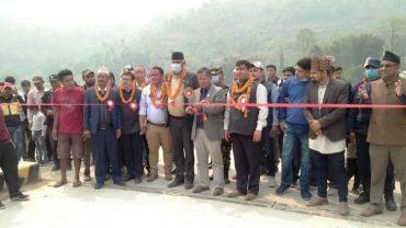 मुख्यमन्त्री गुरुङद्वारा फुर्सेखोला चिसापानी मोटरेबल पुल उद्घाटन