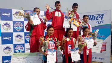 पोखरा म्याराथनको उपाधि राजन रोकायालाई, महिला हाफ म्याराथनको उपाधि राजपुरा प्रसाइलाई