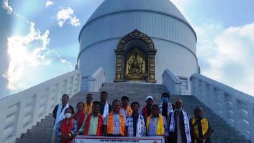 विश्व शान्ति स्तूप पोखराको उत्तममान बुद्धाचार्य चयन