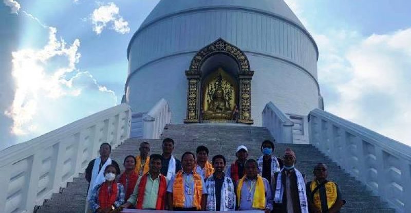 विश्व शान्ति स्तूप पोखराको उत्तममान बुद्धाचार्य चयन