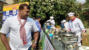 पोखरामा खाना पकाउने प्रतियोगितामा मल्बेरी इन्स्टिच्युट अफ हस्पिटालिटी पहिलो, मास्टर सेफ सन्तोष साह सम्मानित