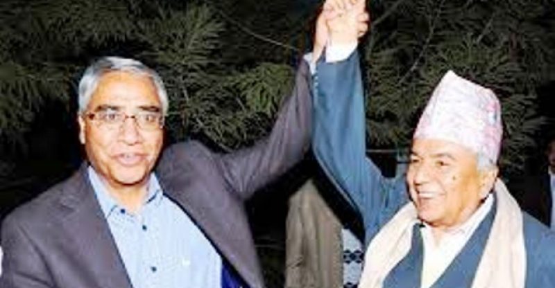 शेरबहादुर देउवा र रामचन्द्र पौडेल