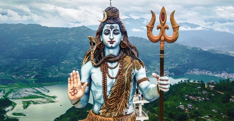 पुम्दीकोटको ५१ फिट अग्लो शिव मूर्ति