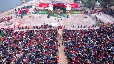 एमाले महाधिवेसनको चर्चित स्टेजः कसरी बन्यो यस्तो संरचना ?