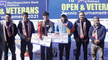 पोखराका प्रदीपलाई माछापुच्छ्रे बैंक ओपन टेनिस उपाधी