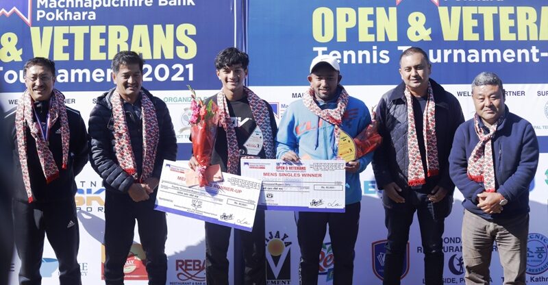 पोखराका प्रदीपलाई माछापुच्छ्रे बैंक ओपन टेनिस उपाधी