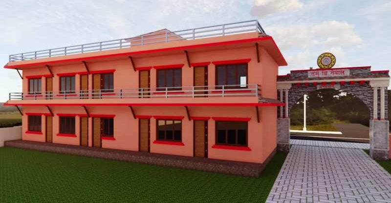 तमु धिं नेपालमा १ करोड ४२ लाखमा सामुदायिक भवन तथा प्रवेशद्धार बन्दै