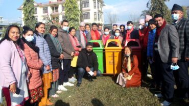 युनाईटेड क्लबद्धारा पोखरा स्वास्थ्य विज्ञान प्रतिष्ठानमा डस्विन सहयोग