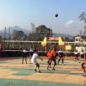 अरुणा शाही जिताउन पोखरामा एपीएफ र न्युडाइमण्ड बिच भलिबल प्रतियोगिता