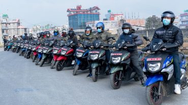 पोखरामा भएको यामाहा रे जेडआर १२५ एफआई माईलेज च्यालेञ्जको उपाधि खुमा क्षेत्रीलाई