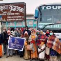 यात्री बसको स्थापना दिवसमा ज्येष्ठ नागरिकलाई तीर्थयात्रा